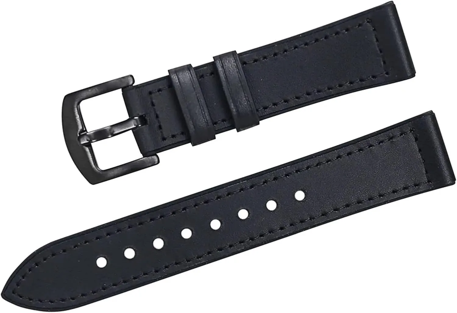 20mm 22mm Genuine Leather Silicone Watch Band Straps for Samsung Gear S3 Soft Watch Straps for Huawei GT Waterproof(F,22mm)