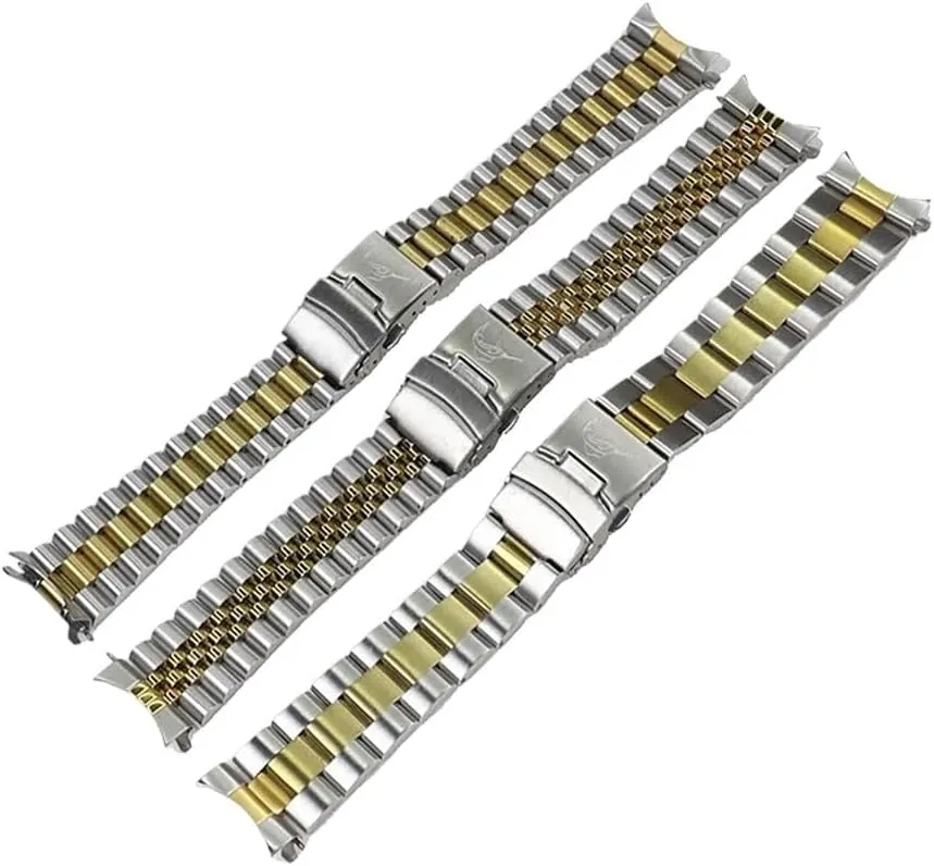 22mm Diving Steel Metal Strap Fit for Casio Duro Mdv107-1A MDV106-1A Marlin Watch Wristband Bracelet band Replacement Parts
