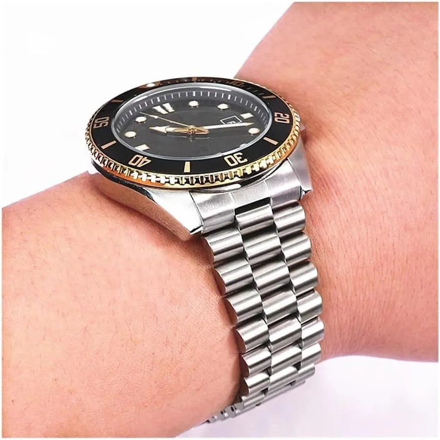 22mm Diving Steel Metal Strap Fit for Casio Duro Mdv107-1A MDV106-1A Marlin Watch Wristband Bracelet band Replacement Parts