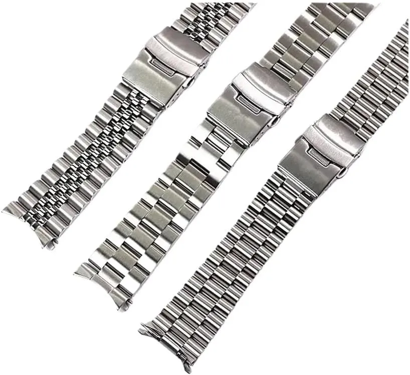 22mm Diving Steel Metal Strap Fit for Casio Duro Mdv107-1A MDV106-1A Marlin Watch Wristband Bracelet band Replacement Parts