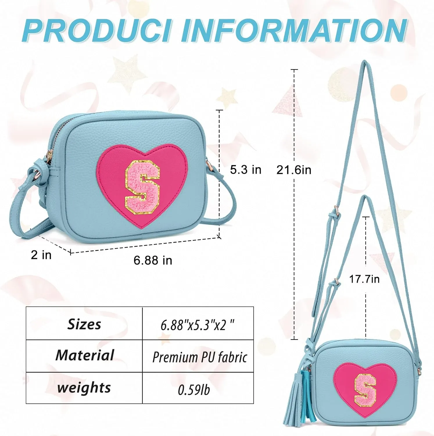 3 4 5 6 7 8 Year old Girl Birthday Gifts Toddler Girl Purse Kids Purse Toddler Girls Gift Crossbody Bag for Girls