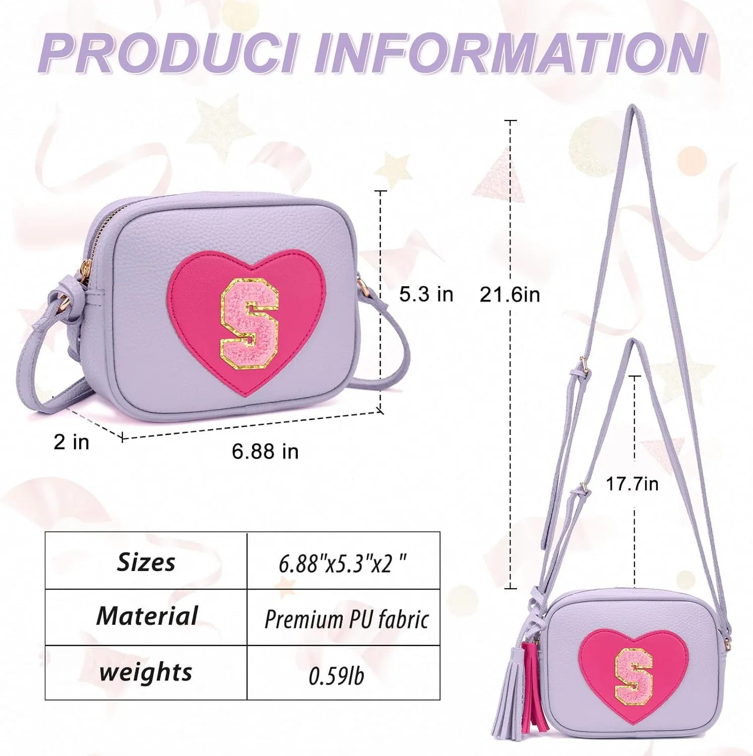 3 4 5 6 7 8 Year old Girl Birthday Gifts Toddler Girl Purse Kids Purse Toddler Girls Gift Crossbody Bag for Girls