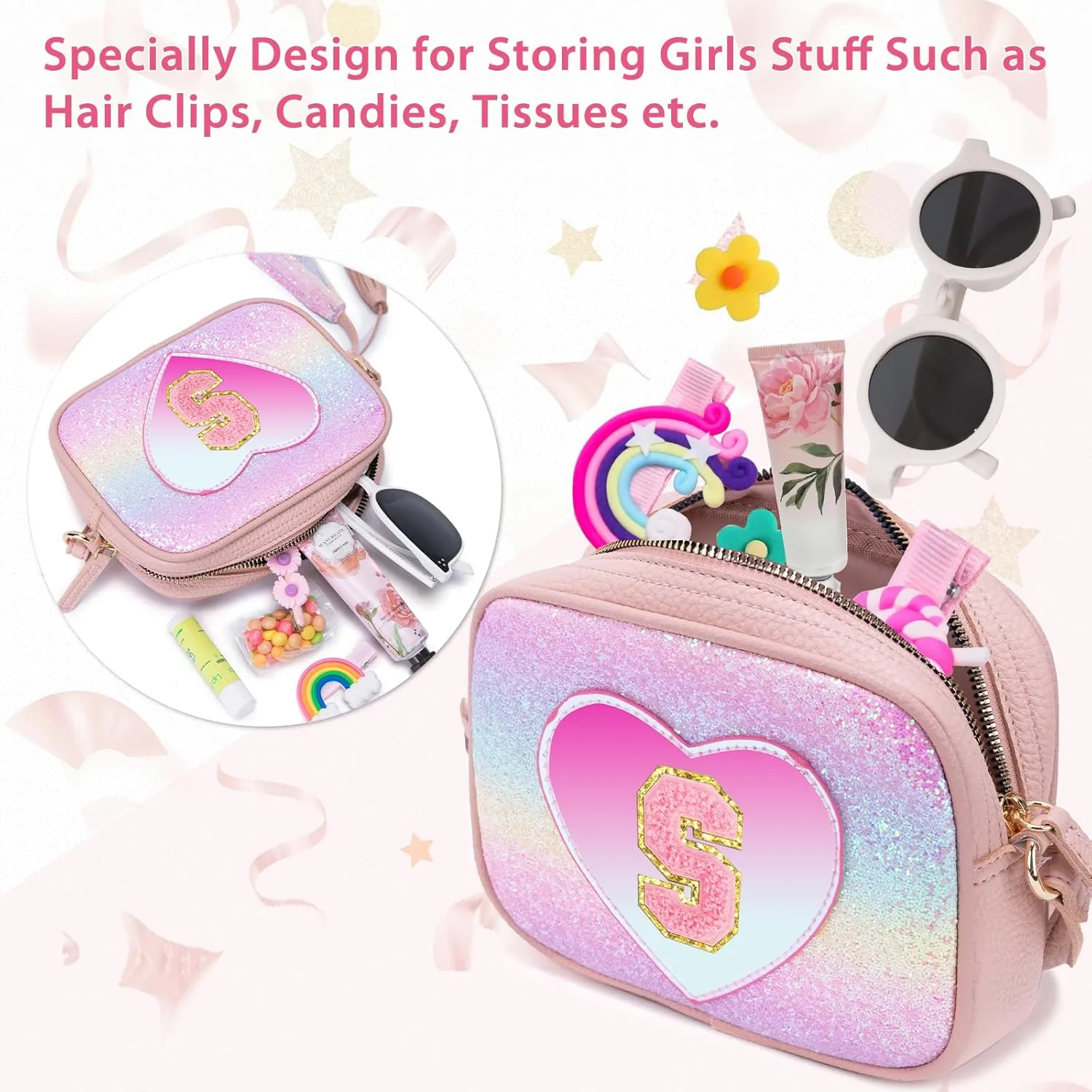 3 4 5 6 7 8 Year old Girl Birthday Gifts Toddler Girl Purse Kids Purse Toddler Girls Gift Crossbody Bag for Girls