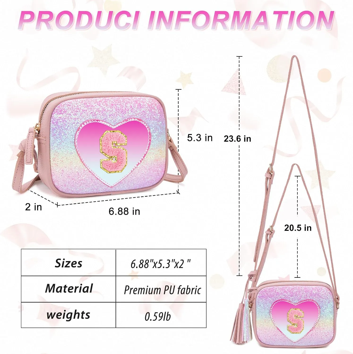 3 4 5 6 7 8 Year old Girl Birthday Gifts Toddler Girl Purse Kids Purse Toddler Girls Gift Crossbody Bag for Girls