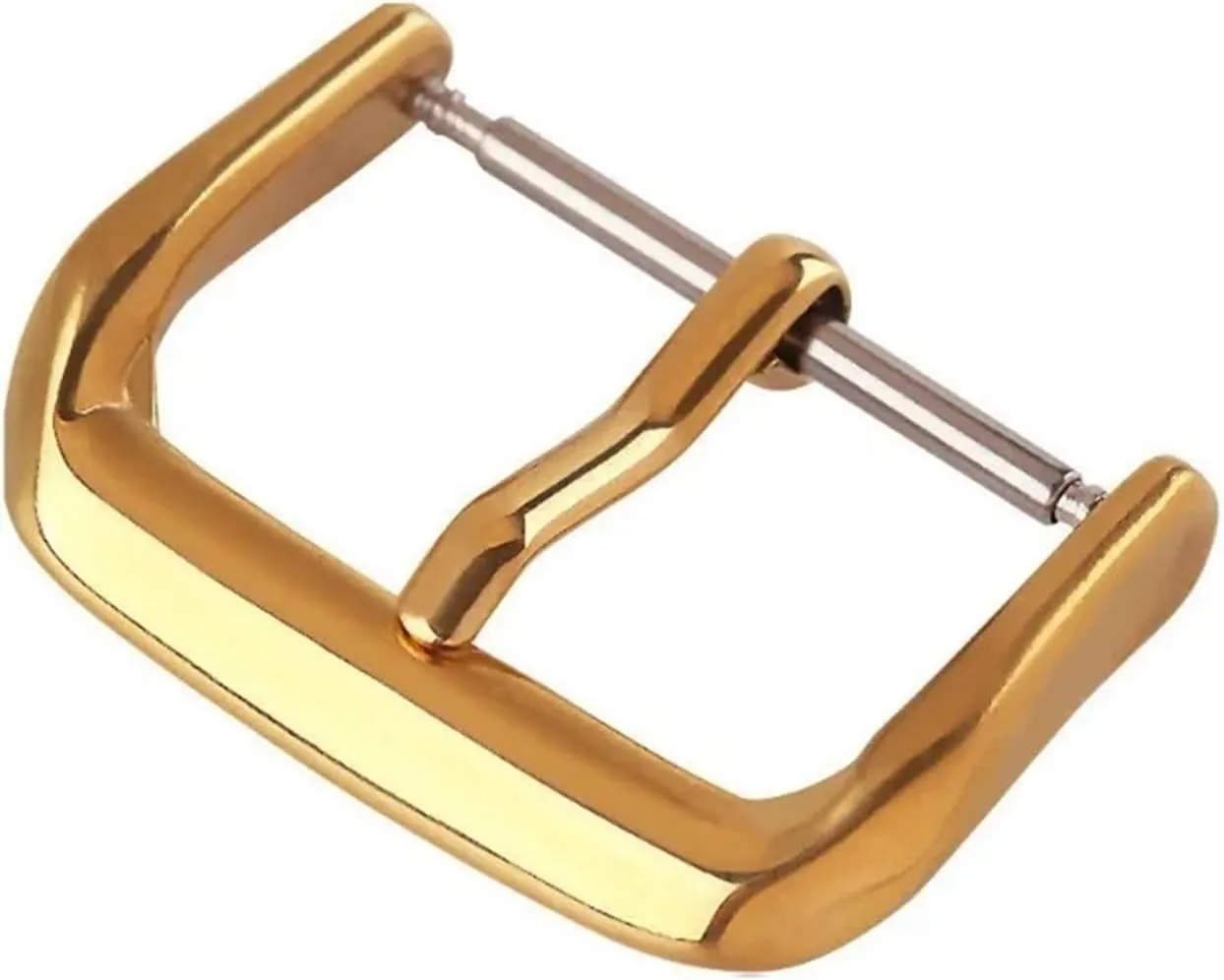 316L Stainless Steel Watch Pin Buckles 10/12/14/16/18/20mm/22mm Metal Watchband Button Leather Watch Band Straps Clasp Accessory