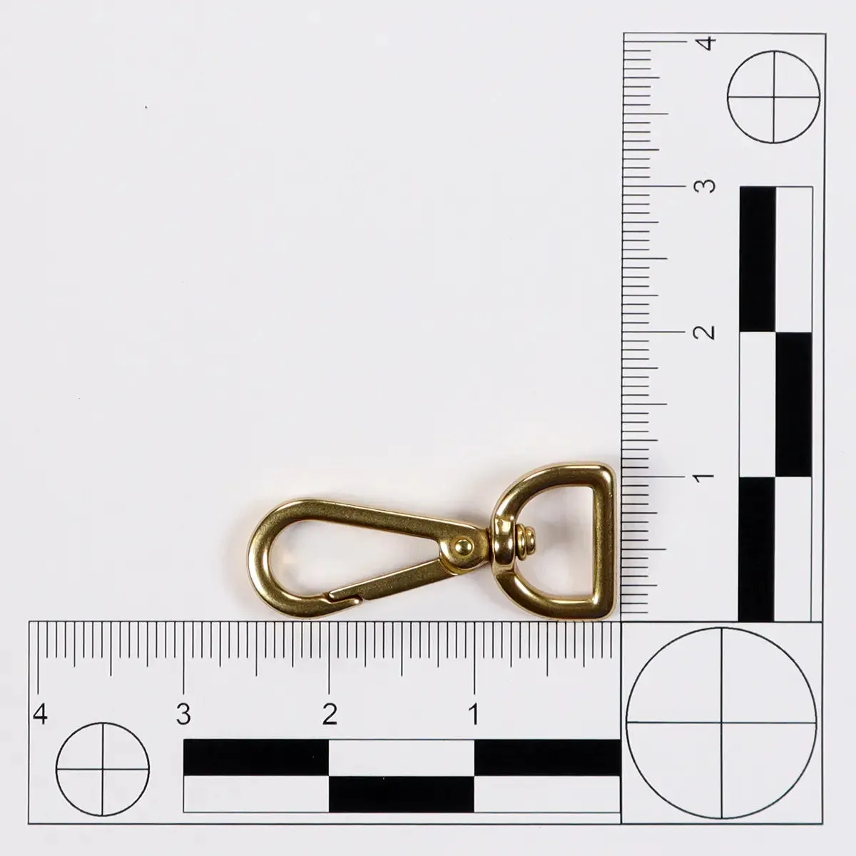3/4 Inch Swivel Snap Solid Brass