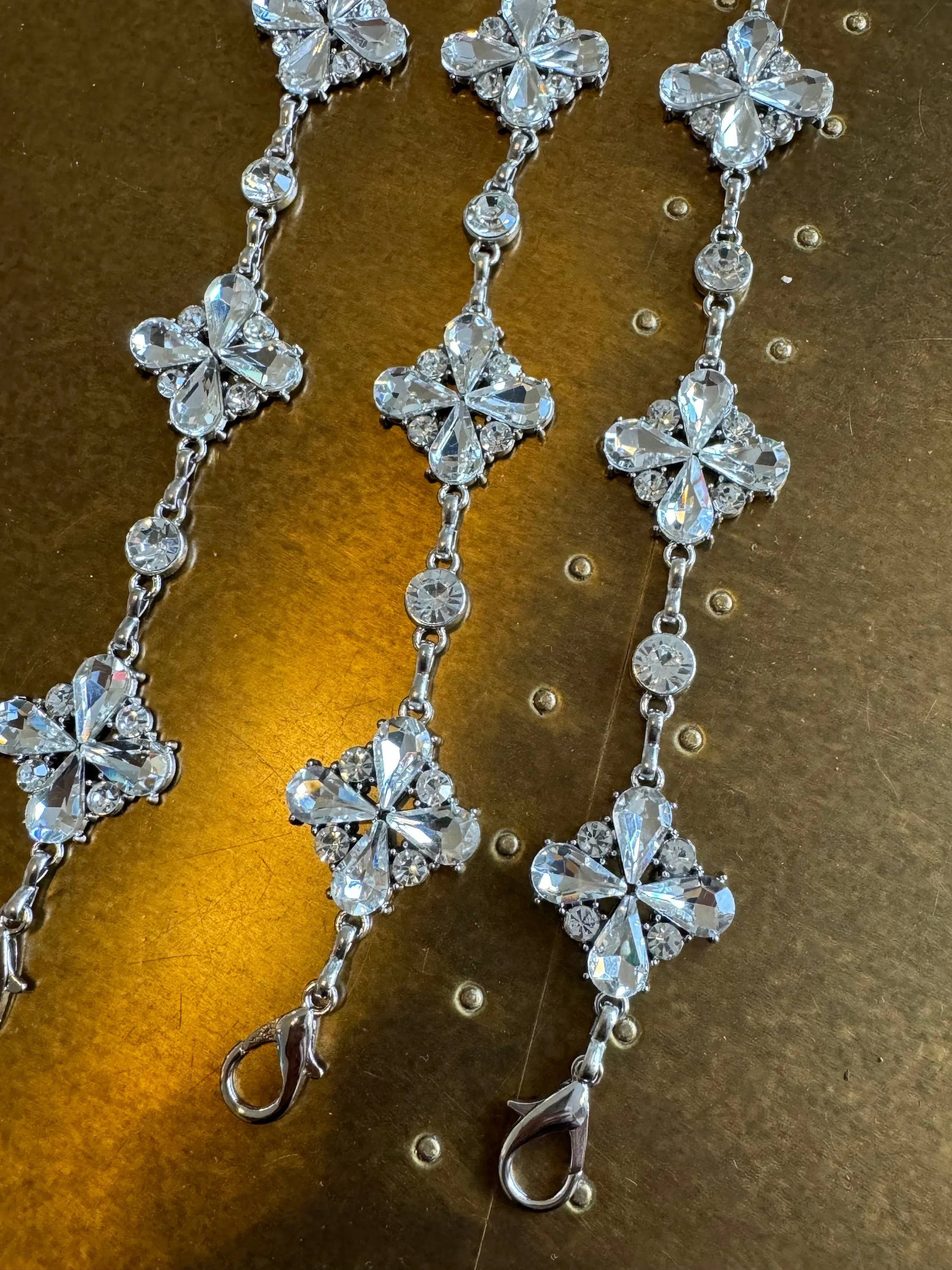 3cm Wide, Diamanté Chain Trim, Rhinestone, Silver Crystals, Fashion, Diamanté Trim, Rhinestones, Bridal, Weddings, Cards, Belts, Straps