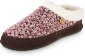 Acorn Womens Slipper with Berber Lining, Suede Siding and Durable Non-Slip Indoor/Outdoor Sole