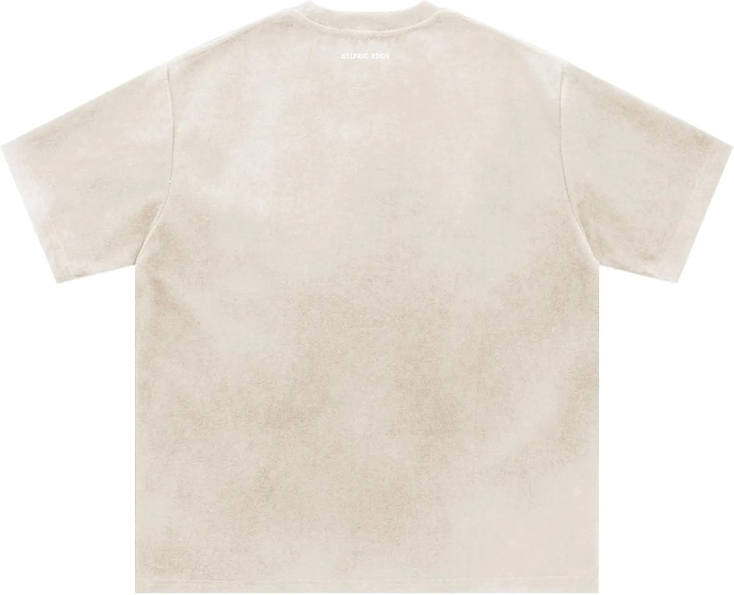 Aelfric Eden Oversized Mens T-Shirt Reflective Strip Suede Tee with Brand Embroidery Detailing