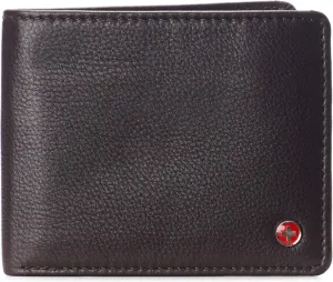 Alpine Swiss RFID Connor Passcase Bifold Wallet For Men Leather Comes in a Gift Box Soft Nappa Brown