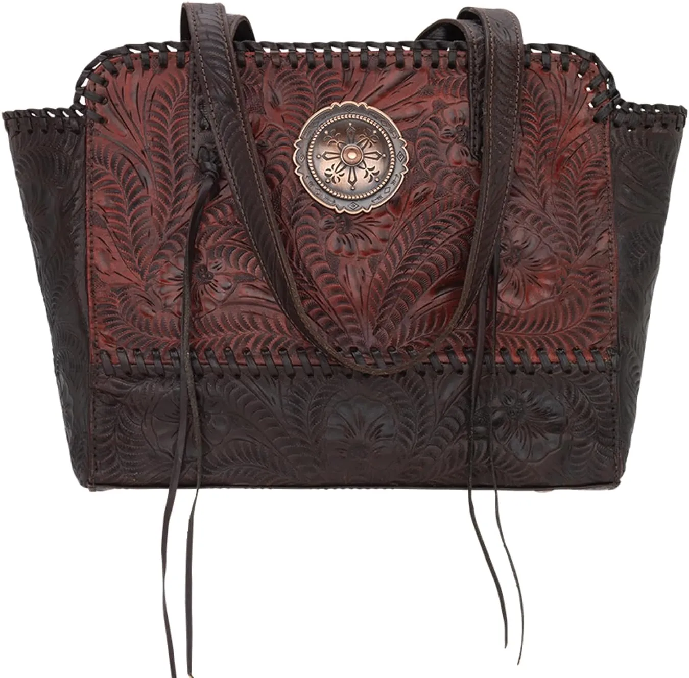 American West Annie's Secret Zip-Top Tote | Ambidextrous Conceal Carry Pocket for Women