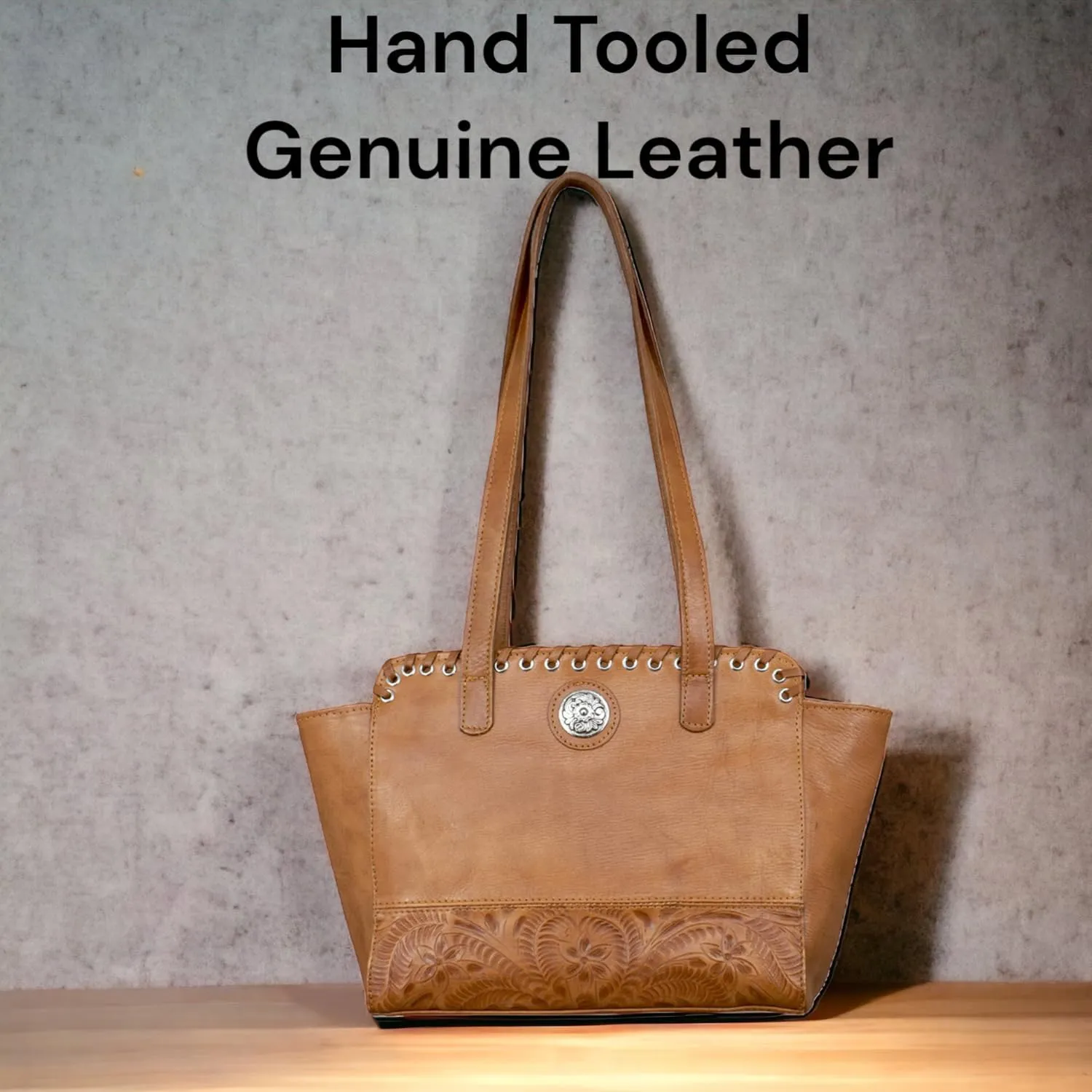 American West Annie's Secret Zip-Top Tote | Ambidextrous Conceal Carry Pocket for Women