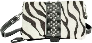 American West Womens Grab-And-Go Foldover Crossbody/Clutch/Wallet Bag