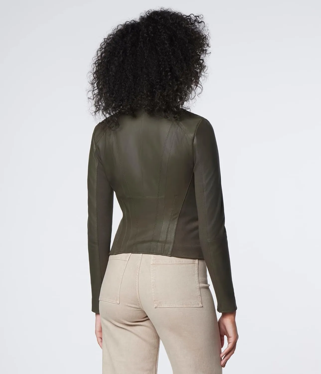 Andrew Marc Women's Asymmetrical Felix Leather Moto Jacket