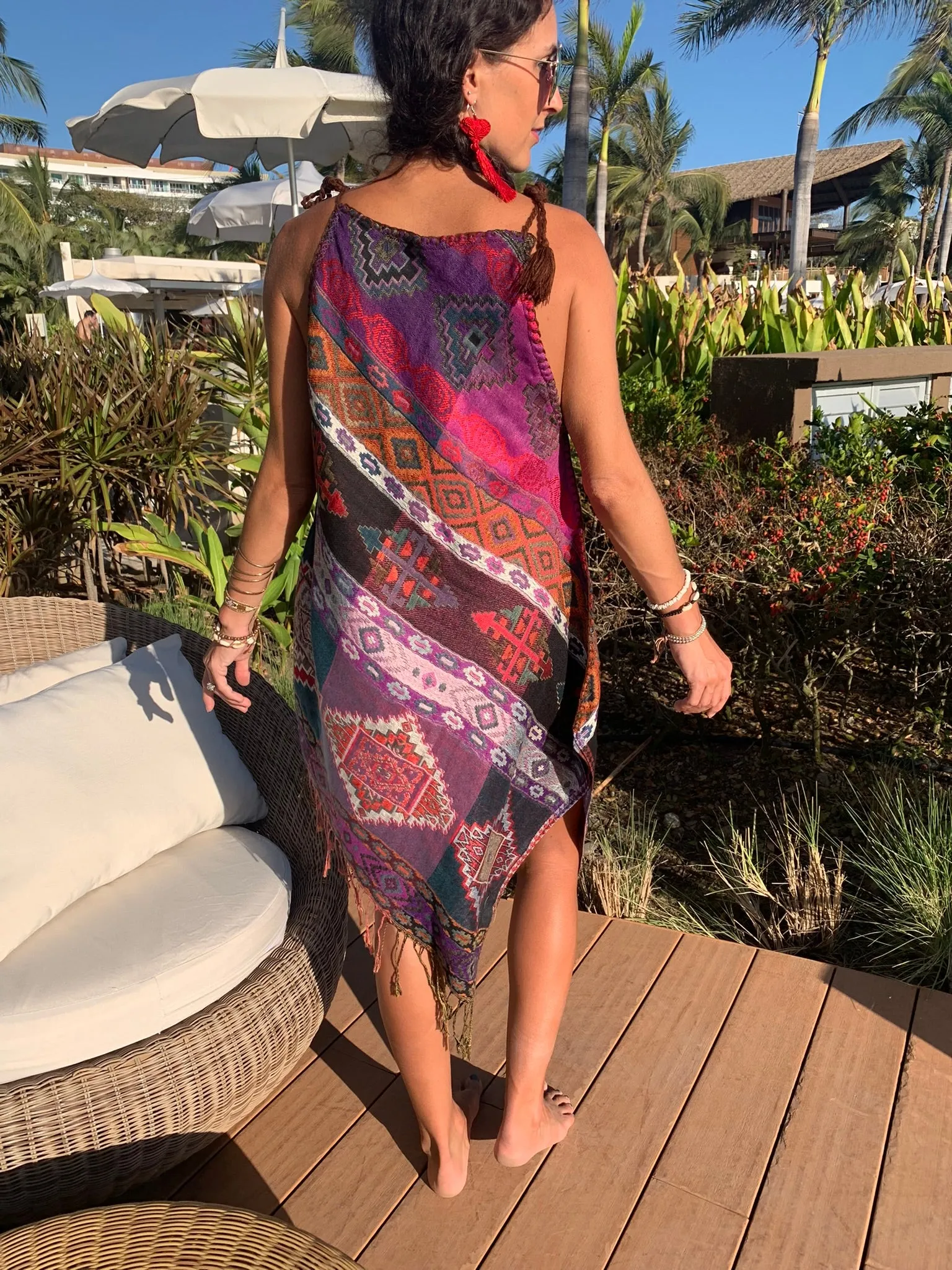 Antigua Fringed Dress