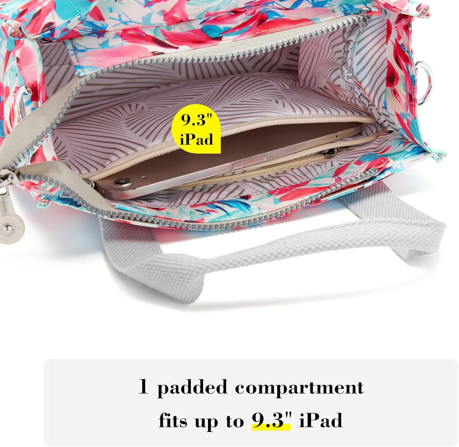 AOCINA Small Tote Bag for Women with Zipper Satchel Bags Crossbody Tote Purse Shoulder Handbags for Work Nurse College Gift
