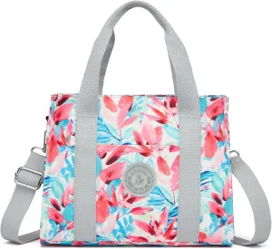 AOCINA Small Tote Bag for Women with Zipper Satchel Bags Crossbody Tote Purse Shoulder Handbags for Work Nurse College Gift