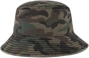 Ashen Fane Garment Washed Combed Cotton Twill Packable Lightweight Unisex Bucket Hat
