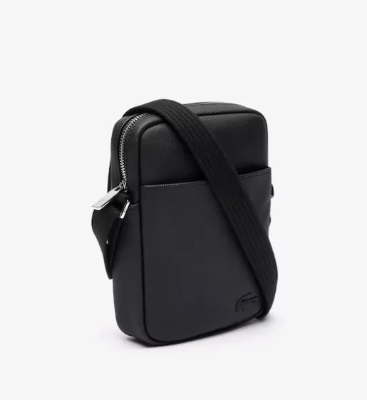 AUTHENTIC/ORIGINAL Lac0st Men's Classic Satchel Black Bag
