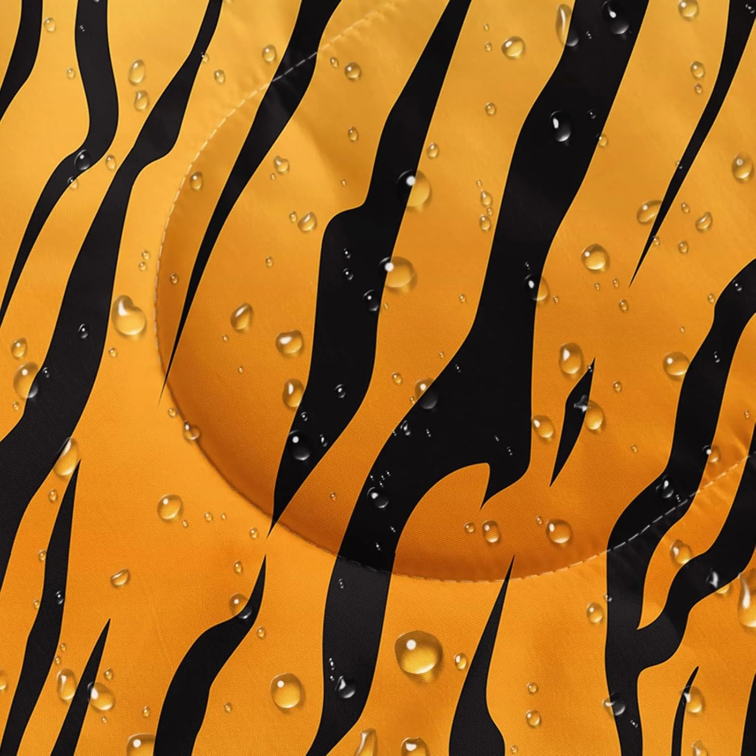 Axolotl Tiger Skin Sleeping Bag,3 Season Warm Cool Weather Waterproof Portable Camping Bag for Adults,Lightweight Backpacking Bag with Compression Sack for Camping Travelling Outdoor Picnic,Yellow
