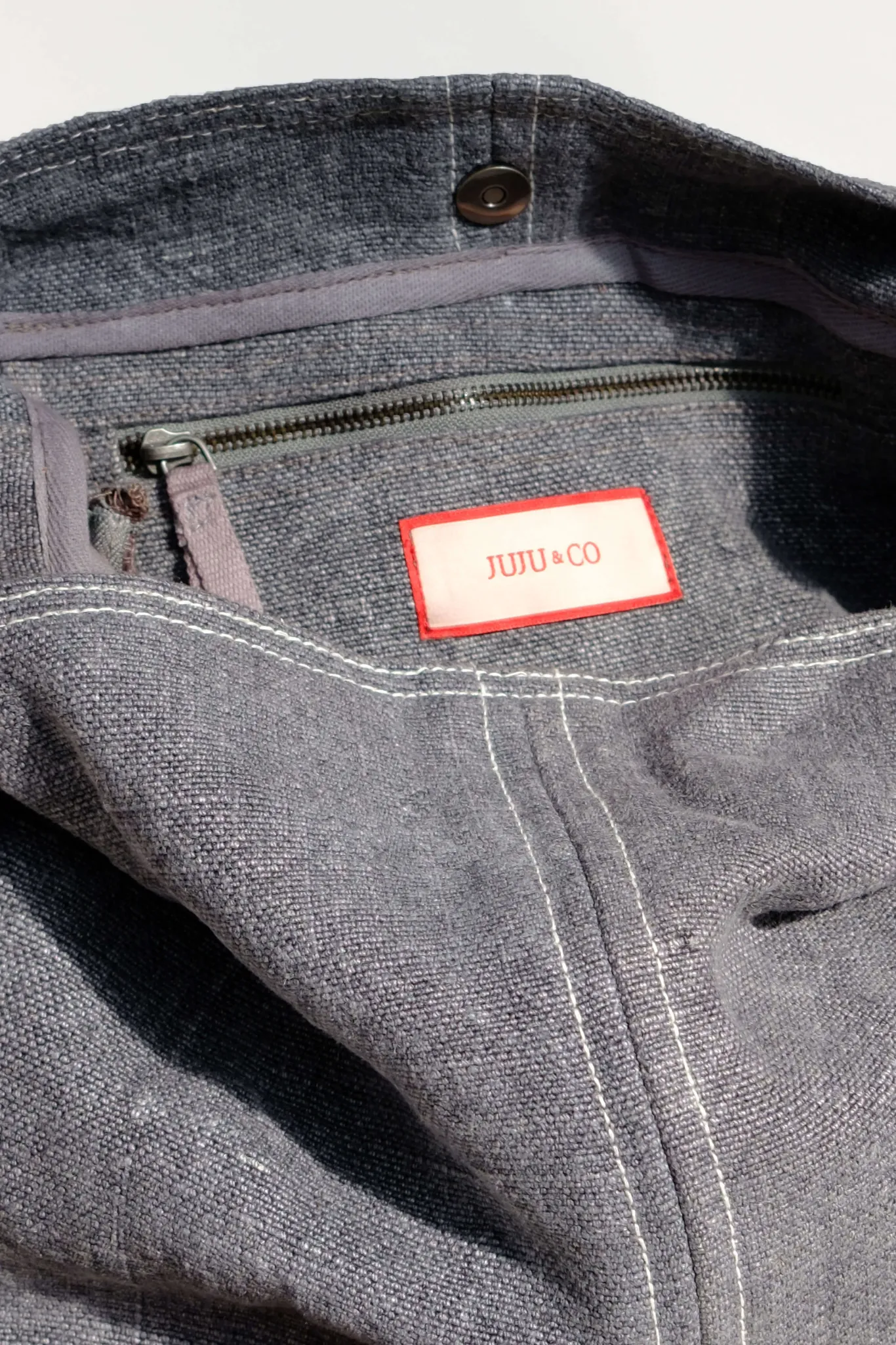 baby jute | dark grey