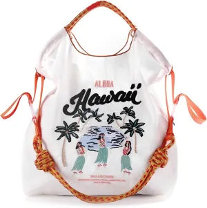 Ball&Chain The Embroidery Ultimate Nylon Tote Bag for Women - Perfect for Live Shopping, Travel, Birthdays, and Beach.