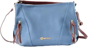 Baroncelli Leather Tote Bag, Medium Size, Genuine Italian Pebbled Leather, Designed and Made in Italy