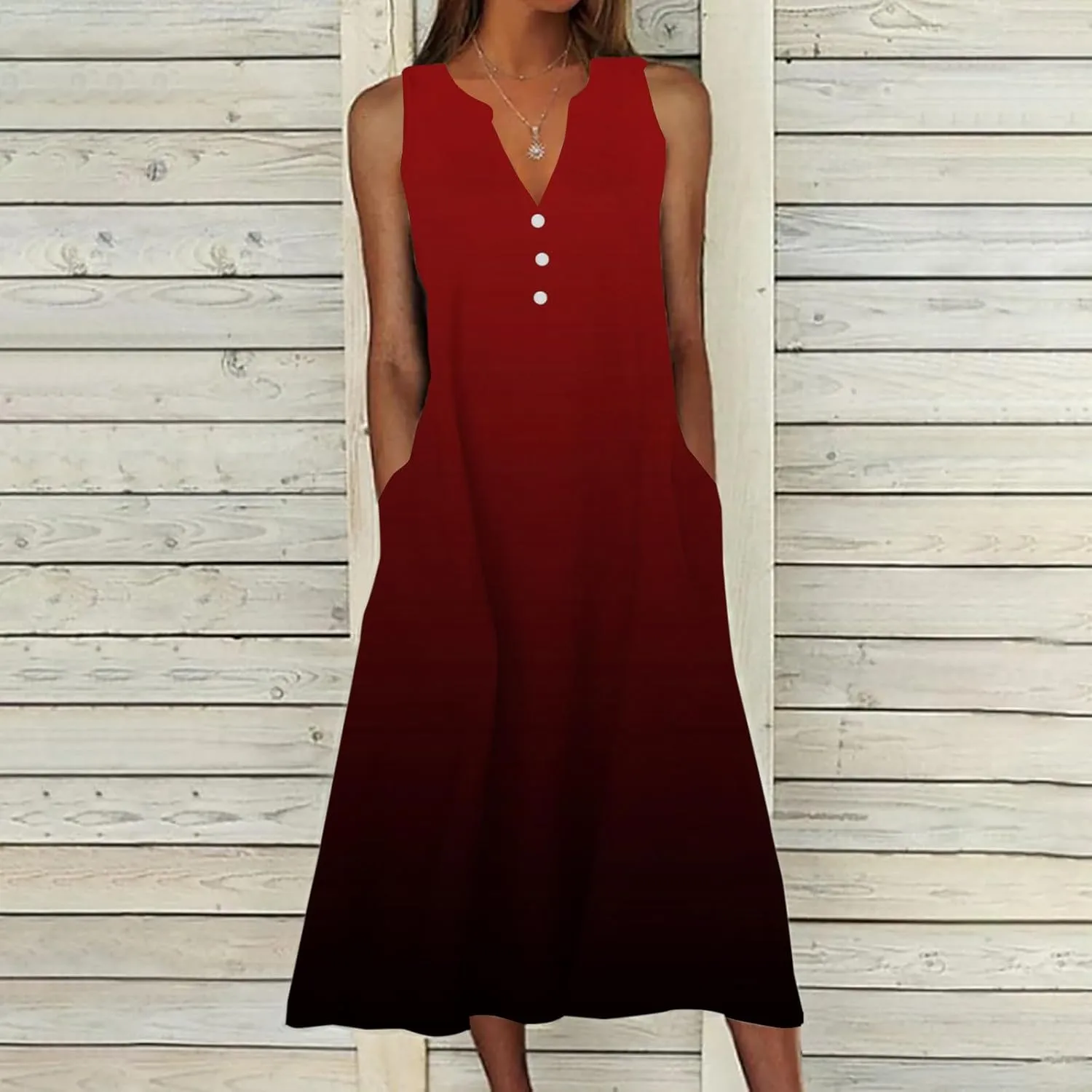 Beach Sundresses for Women 2025 Vacation Casual Plus Size Midi Sun Dress Loose Flowy Summer Boho Long Dresse Trendy