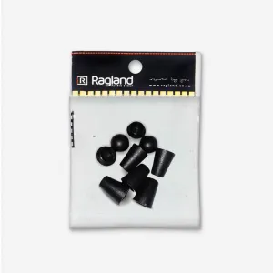 Bell Cord End Caps 5mm Black