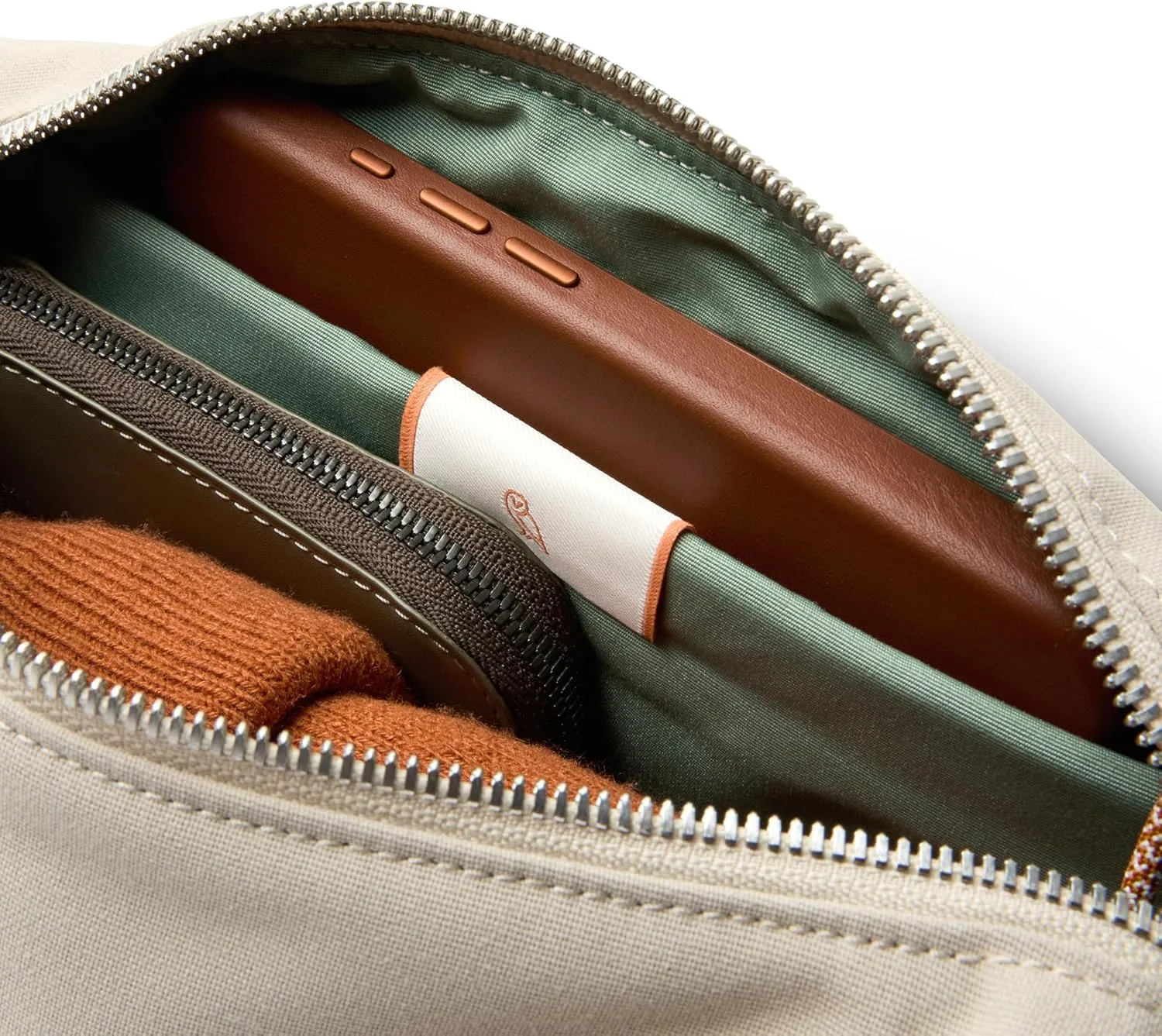 Bellroy Classic Sling (everyday 3 liter minimalist crossbody bag with internal organization, adjustable crossbody strap, and auto-compression system) - Tahini