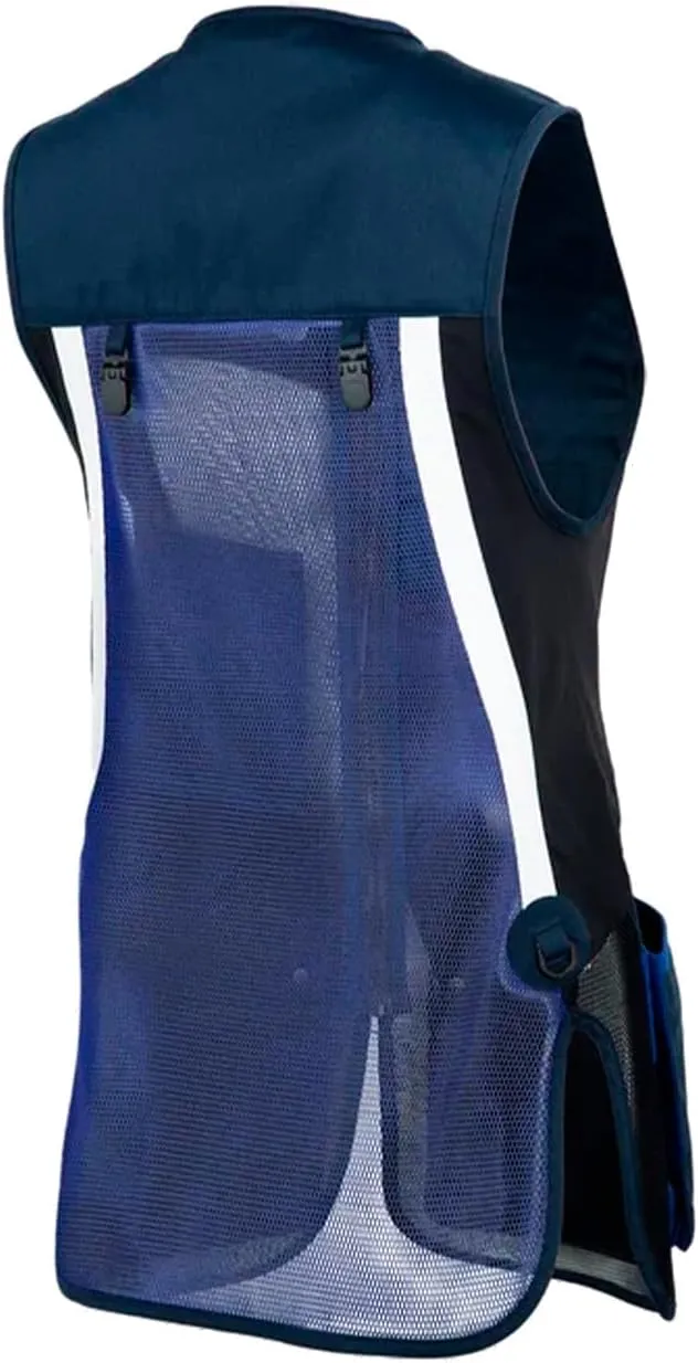 Beretta Women's Uniform Pro 20.20 Micro Lightweight Breathable Meshed Cotton Shooting Vest with Expandable Front Pockets