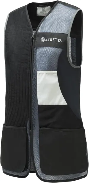 Beretta Women's Uniform Pro 20.20 Micro Lightweight Breathable Meshed Cotton Shooting Vest with Expandable Front Pockets