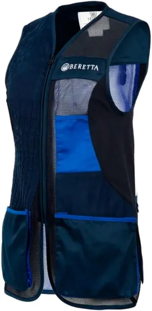 Beretta Women's Uniform Pro 20.20 Micro Lightweight Breathable Meshed Cotton Shooting Vest with Expandable Front Pockets