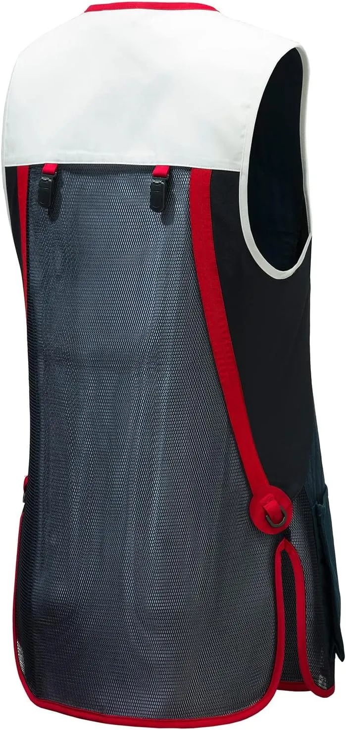Beretta Women's Uniform Pro 20.20 Micro Lightweight Breathable Meshed Cotton Shooting Vest with Expandable Front Pockets