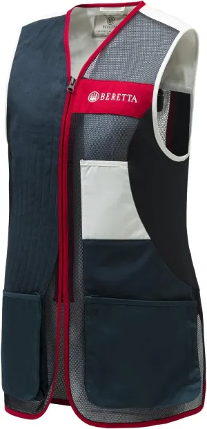 Beretta Women's Uniform Pro 20.20 Micro Lightweight Breathable Meshed Cotton Shooting Vest with Expandable Front Pockets