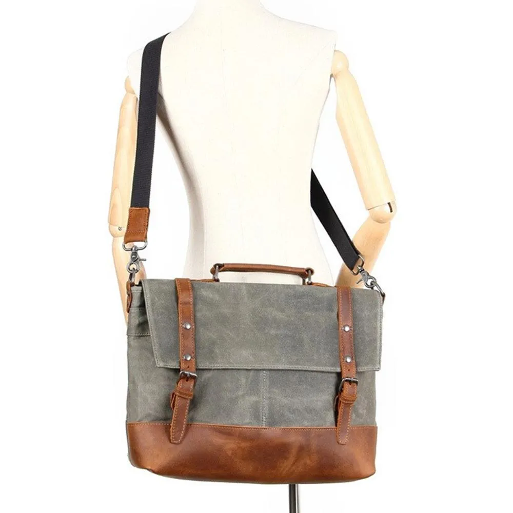Best Durable Vintage Canvas Briefcase