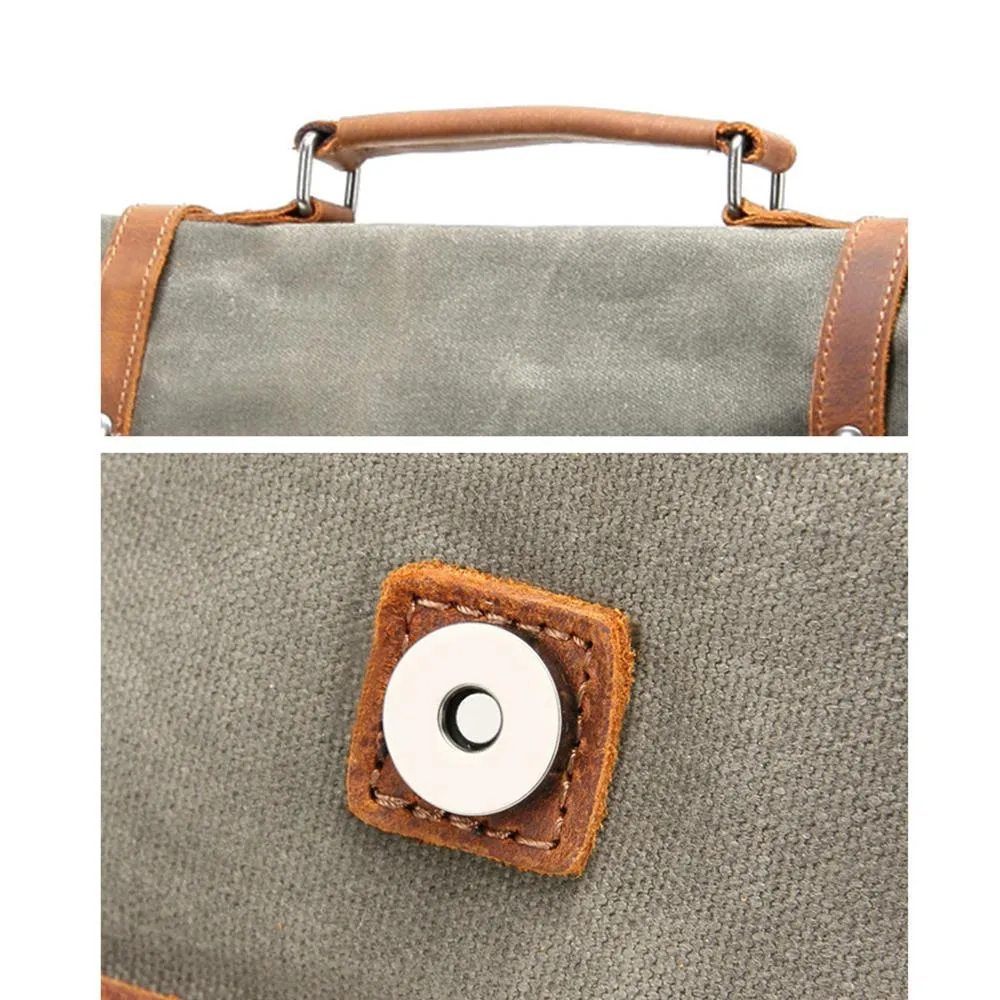 Best Durable Vintage Canvas Briefcase
