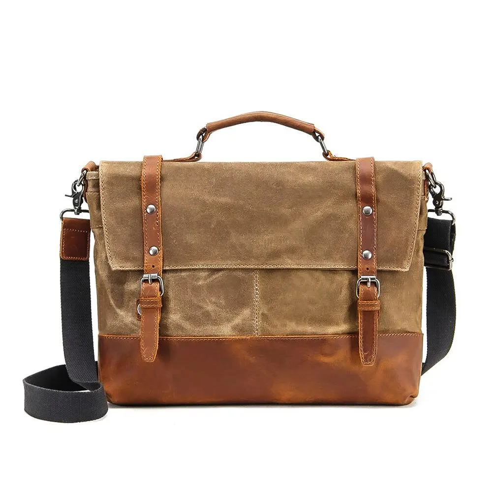 Best Durable Vintage Canvas Briefcase