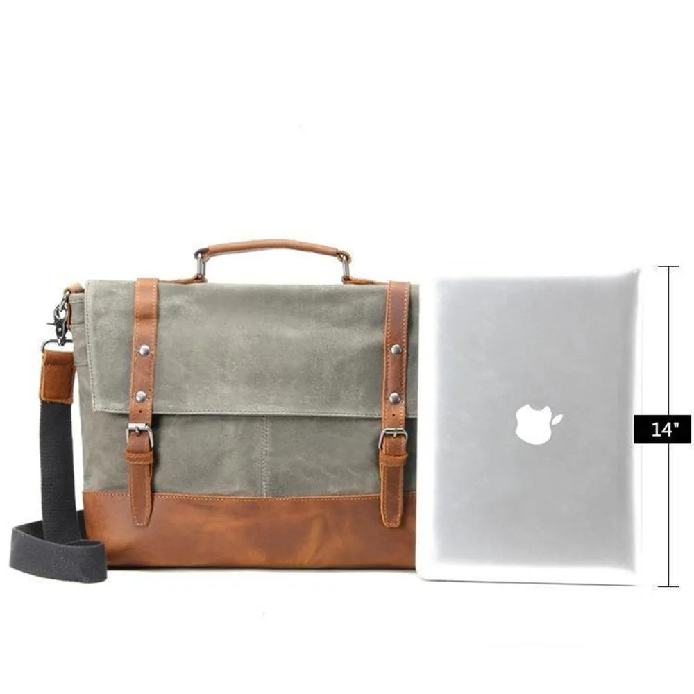 Best Durable Vintage Canvas Briefcase