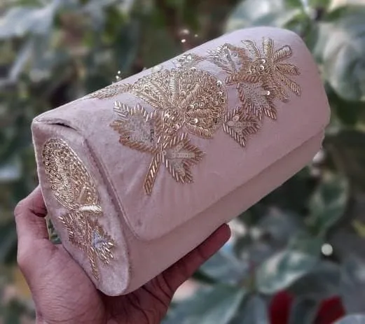 BESTSELLER embroidery work suede sling bags