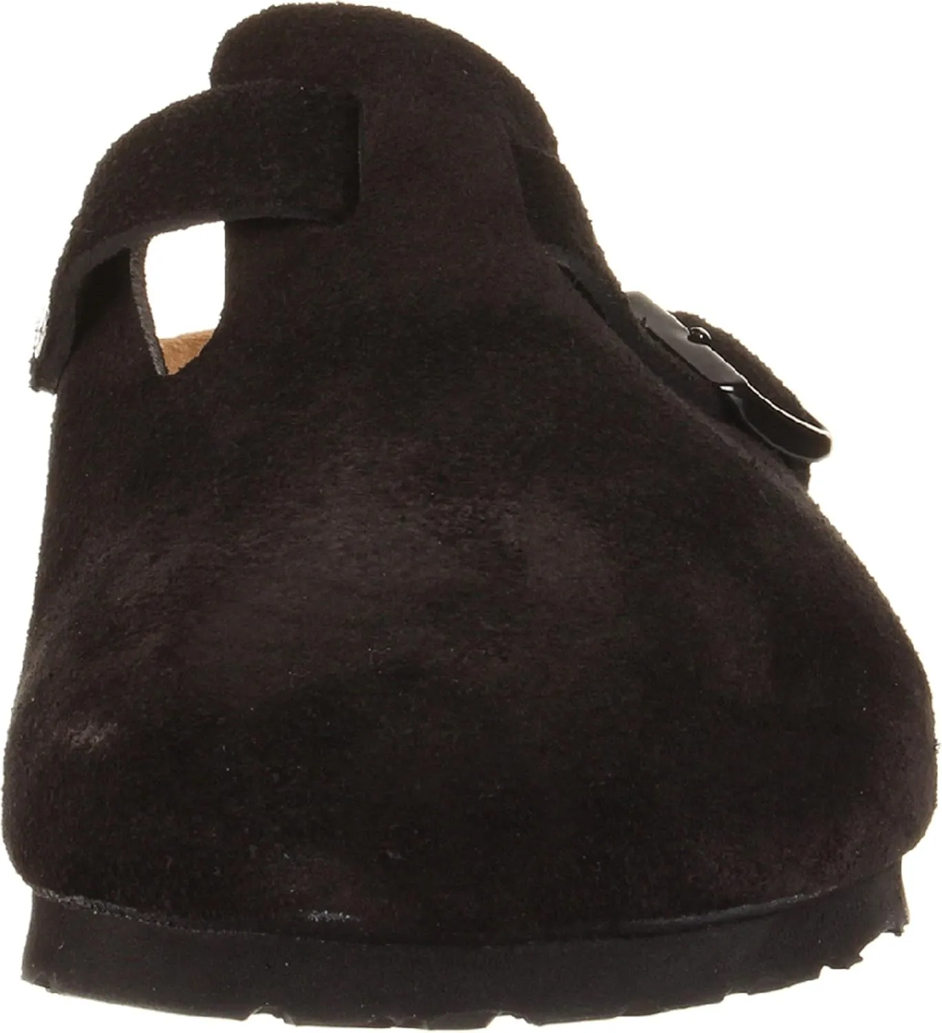Birkenstock Unisex-Adult Boston Bosten Super-Runner Work Shoes Natural Leather Black Size 36-Normal Footbed, 10