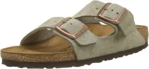 Birkenstock Unisex Arizona Soft Footbed Sandal, Taupe Suede, 46 N EU/13-13.5 2A(N) US Men