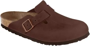 Birkenstock Unisex Boston Soft Footbed, Habana Oiled Leather, 40 N EU