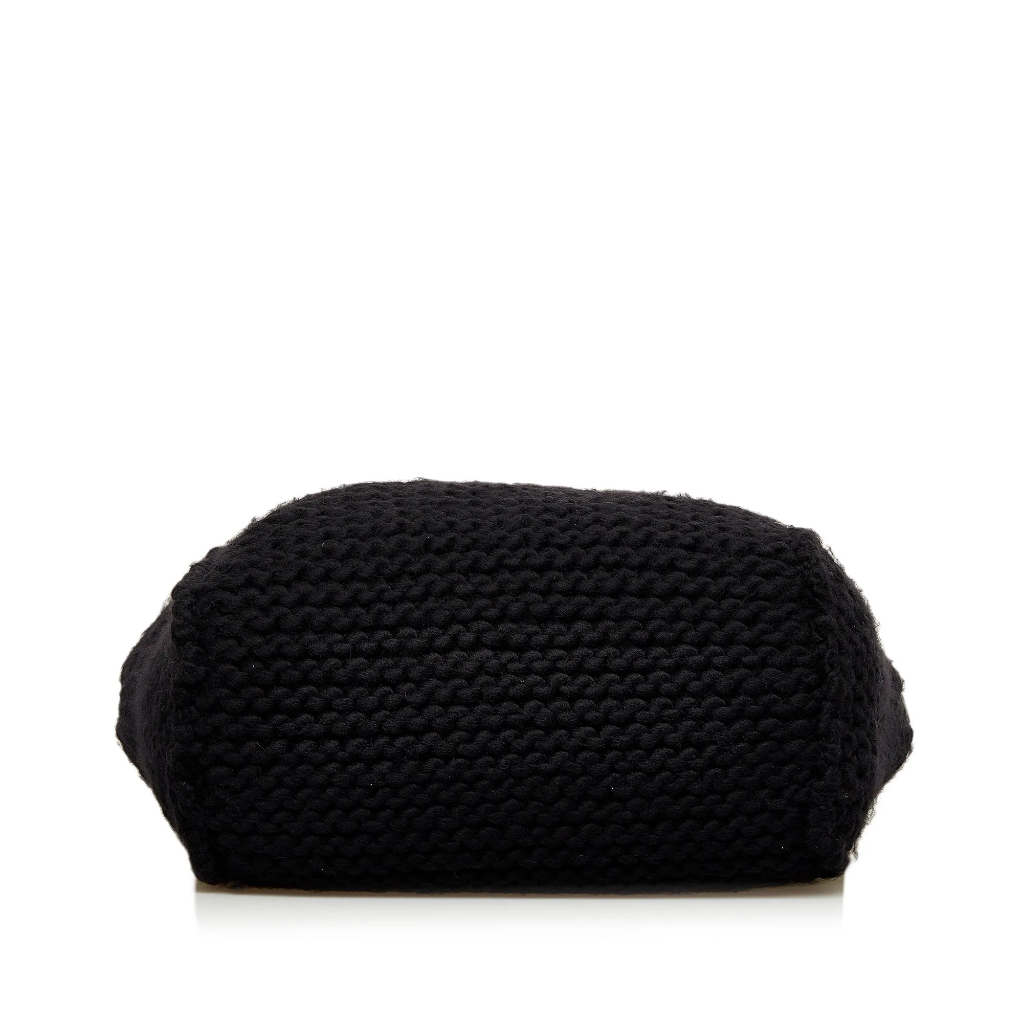 Black Fendi Wool Satchel
