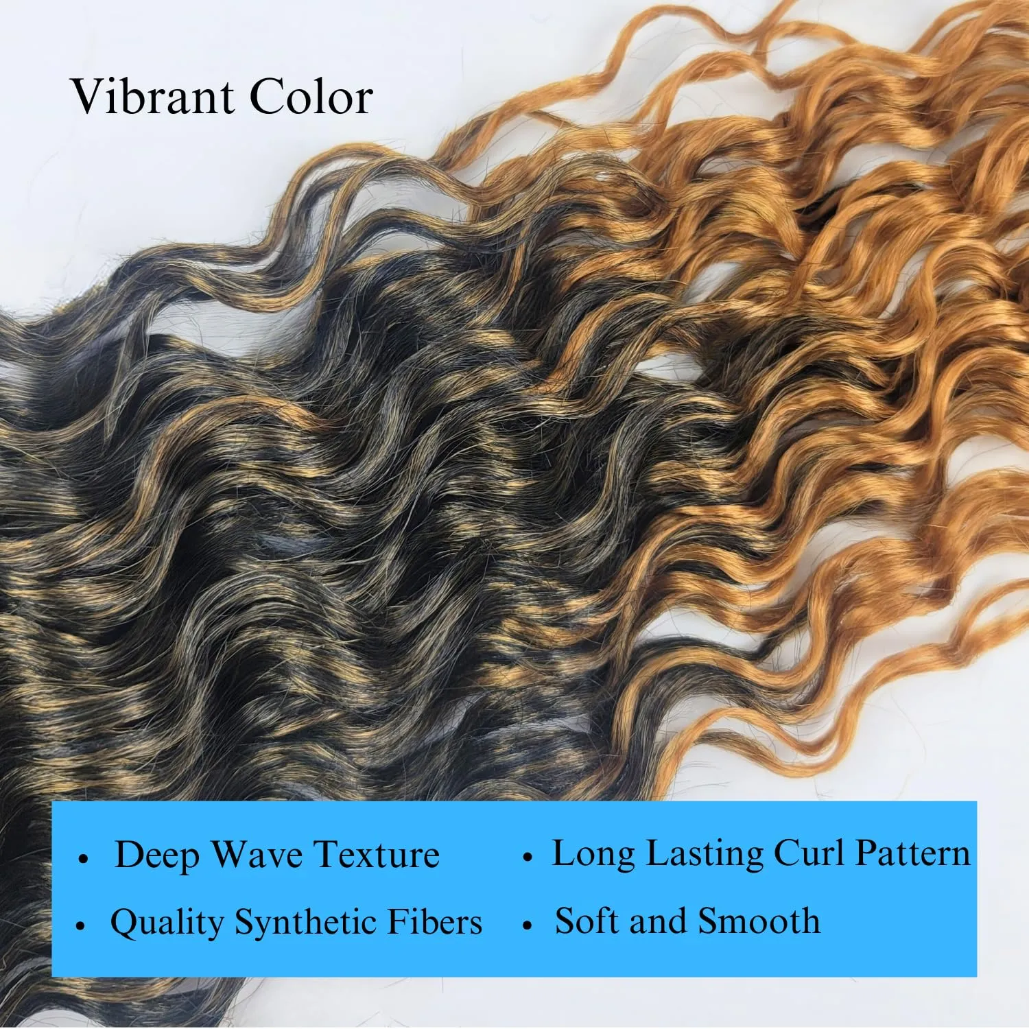 Black to Honey Blonde Braiding Hair Pre Stretched for Boho Braids 1B/27 Synthetic Prestretched EZ Braiding Hair for Knotless Box Bohemian Braids (Total 5 Packs)