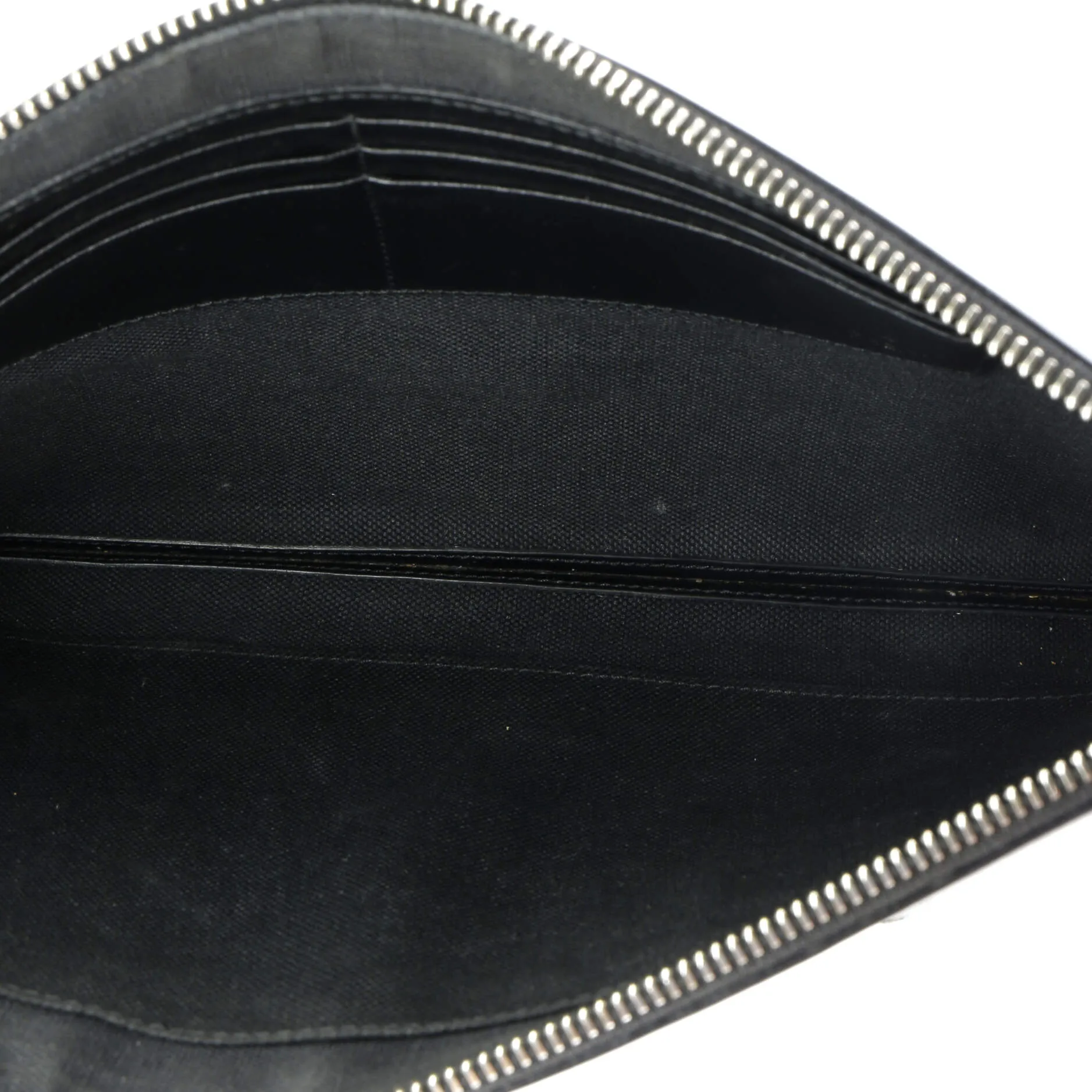 Blade Logo Wristlet Pouch Embroidered Leather