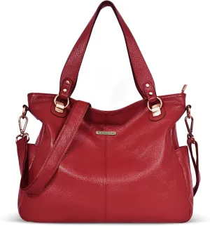 Blofinche Genuine Leather Hobo Bag for Women Large Slouchy Tote Purse Soft Real Shoulder Handbag Satchel for Laptop Work Lady