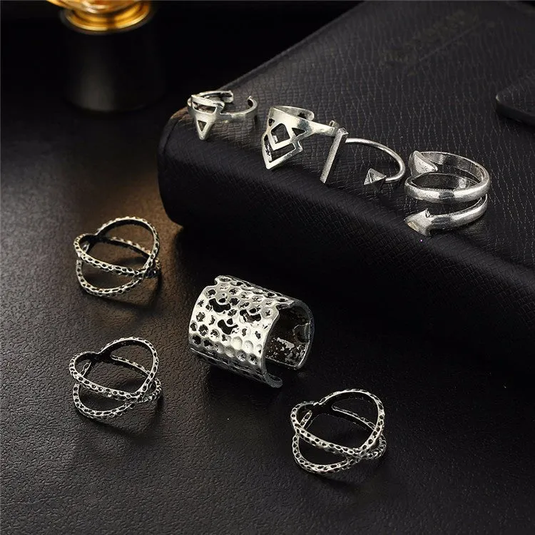 Bohemian Style Rings Set