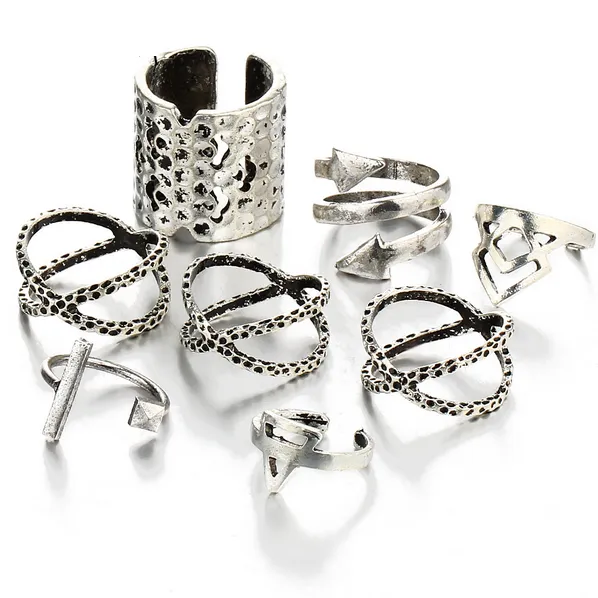 Bohemian Style Rings Set