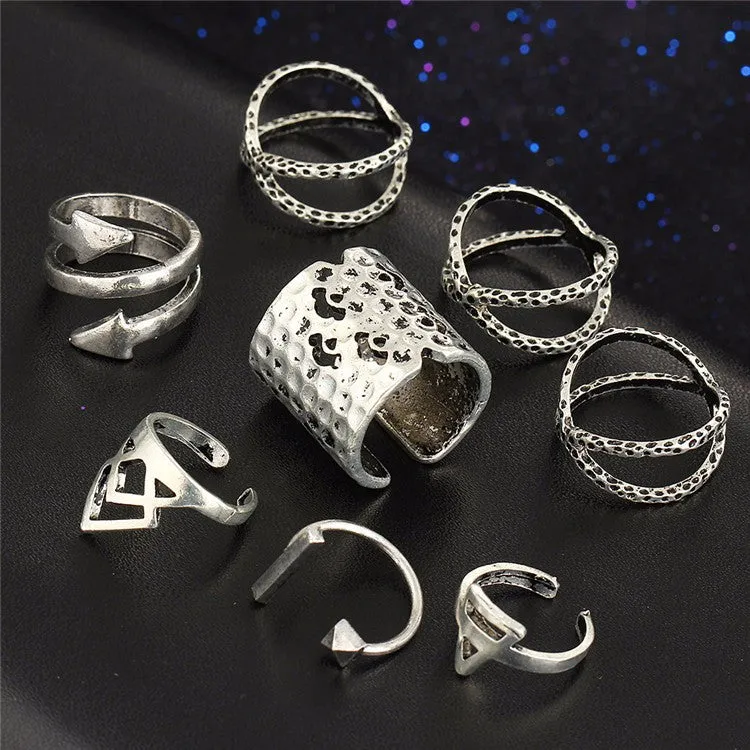 Bohemian Style Rings Set